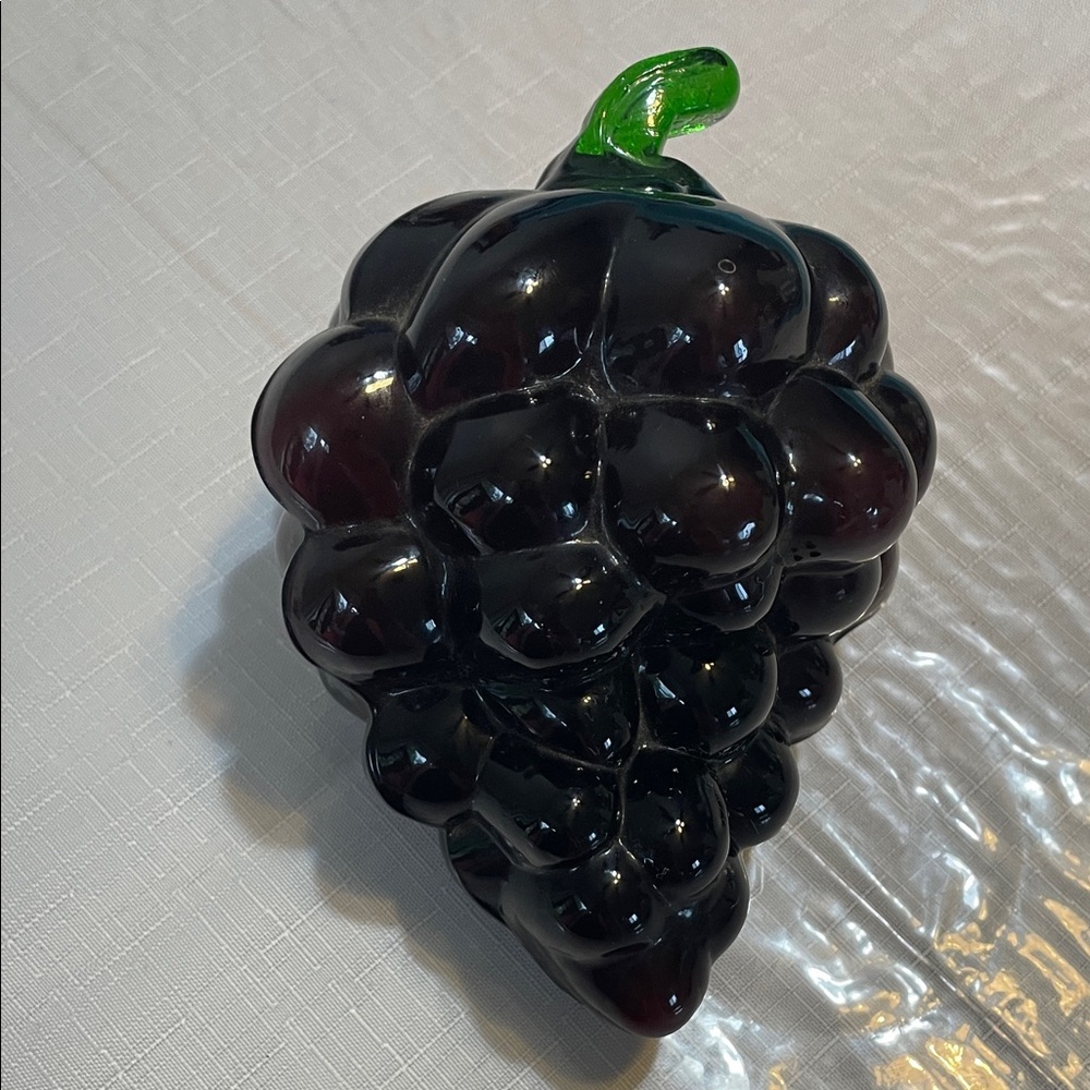 Glass Grape Cluster Decor